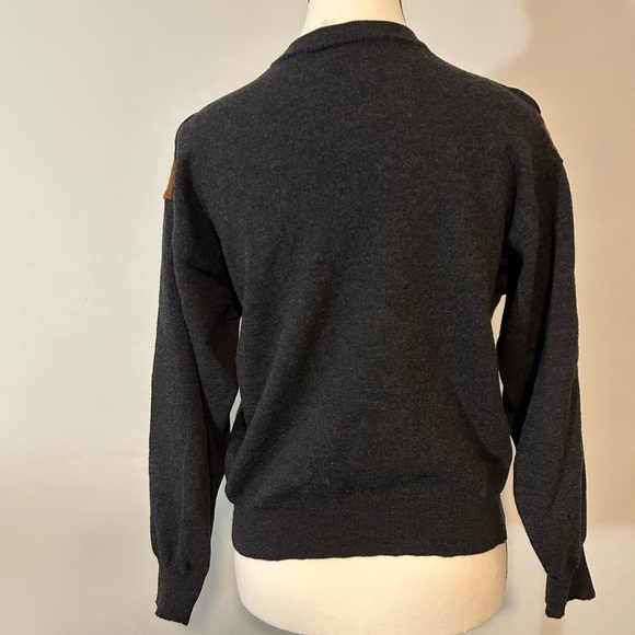 Retro 80's Multi-color Textured Wool Women's Sweater Sz. Small - Picture 2 of 7
